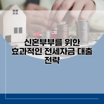 신혼부부를 위한 효과적인 전세자금 대출 전략